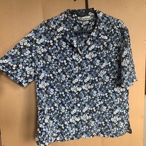 Vintage Floral Blouse
